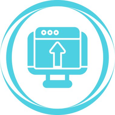 seo modern simgesinin vektör illüstrasyonu