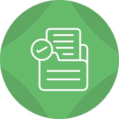 Vektör belgesi Simge illüstrasyonu