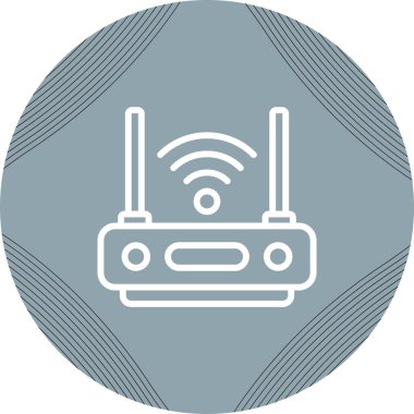 wifi simgesi, vektör illüstrasyonu basit tasarım