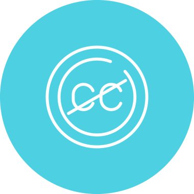 Bir b eksikliği simgesinin vektör çizimi