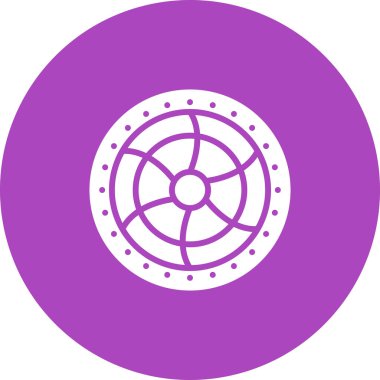 Eşsiz Fan Vektör Satırı Simgesi