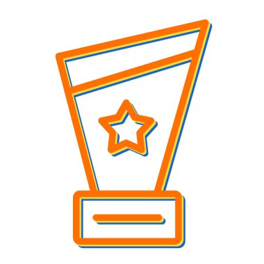 ödül simgesi vektör illüstrasyonu