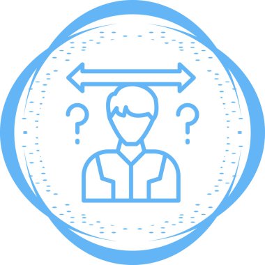 Farklı simgeleri olan insanların vektör illüstrasyonu