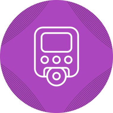 Modern simgenin vektör illüstrasyonu