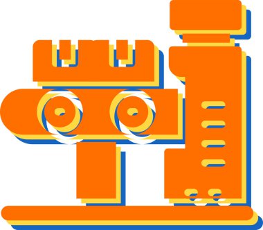 robot. Web simgesi basit illüstrasyon