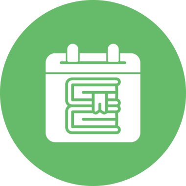 Takvim simgesi vektör illüstrasyonu