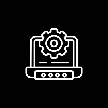 bilgisayar simgesi vektör illüstrasyonu