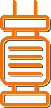 Çizgi film simgesinin vektör çizimi