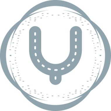 Eşsiz at nalı vektör simgesi