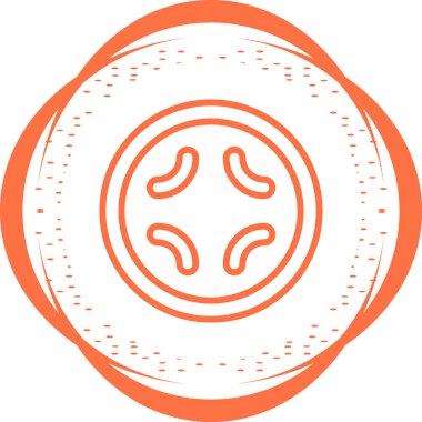 Gıda simgesinin vektör illüstrasyonu