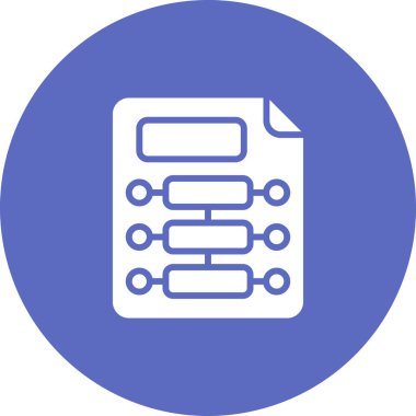 veritabanı web simgesi, basit vektör illüstrasyonu