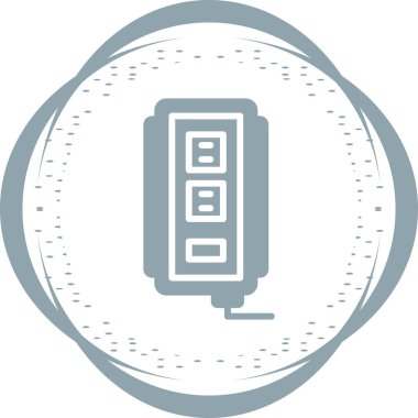 Modern b 'nin vektör illüstrasyonu eksik simgesi