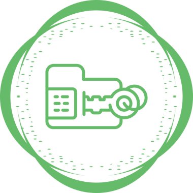 İş ve finans simgesinin vektör illüstrasyonu