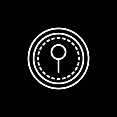 Arama simgesi vektör illüstrasyonu