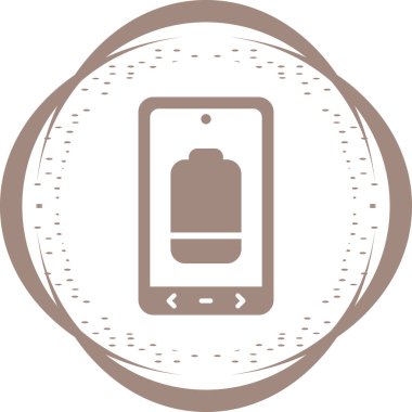 Smartphone Simgesi, vektör illüstrasyonu