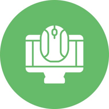 Mikrofon simgesinin vektör illüstrasyonu