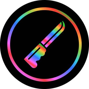 bir karikatür kalem gökkuşağı gradyan çizgi çizim