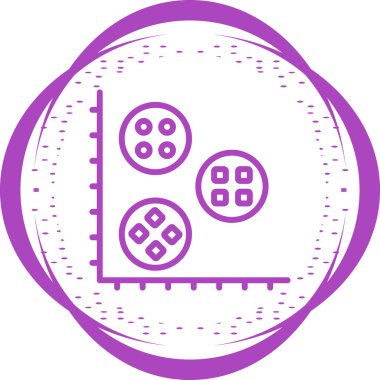 zar. Web simgesi basit illüstrasyon