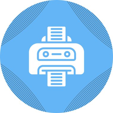 Robot simgesinin vektör illüstrasyonu