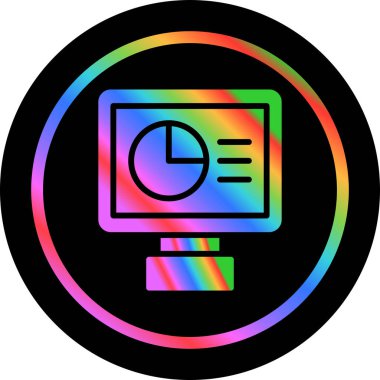 seo modern simgesinin vektör illüstrasyonu
