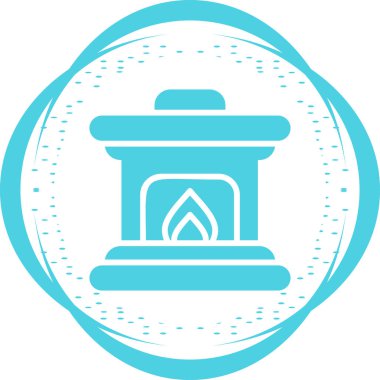 Mum simgesi vektör illüstrasyonu