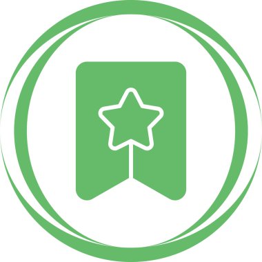 Yıldız. Web simgesi basit tasarım