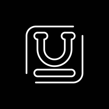 vektör torbasının düz simgesi