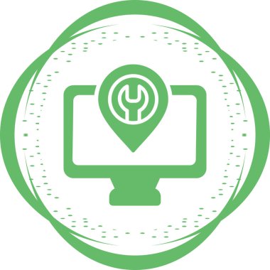 dizüstü bilgisayar simgesi, vektör illüstrasyonu