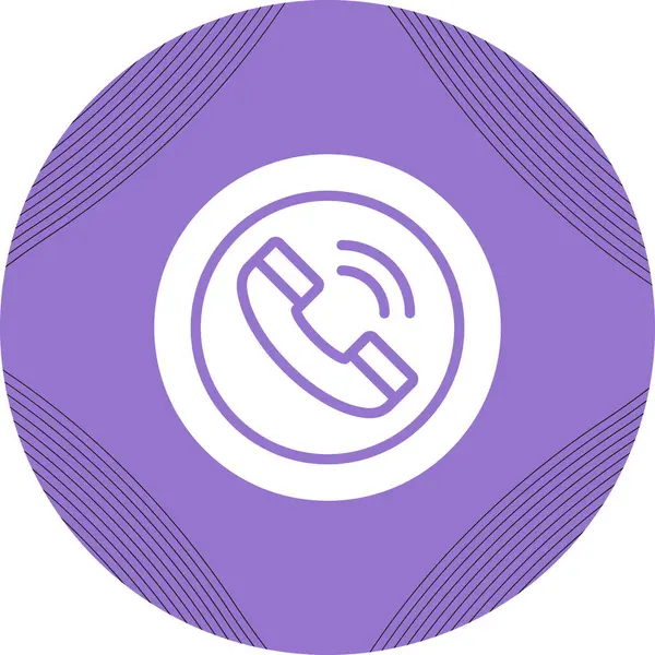 Telefon simgesinin vektör illüstrasyonu