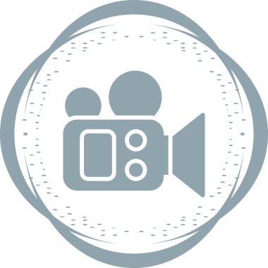 kamera simgesi vektör illüstrasyonu