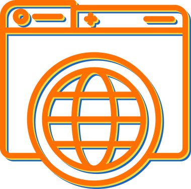 kamera simgesi vektör illüstrasyonu