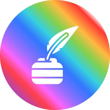 gökkuşağı simgesi vektör illüstrasyonu