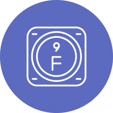 Gaz sobası. Basit vektör illüstrasyonu