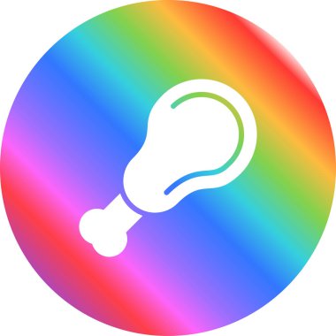 açık - açık gökkuşağının gökkuşağı çizgi simgesi