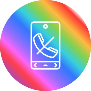 vektör gökkuşağı ağ simgesi