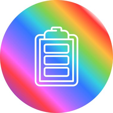 Bir pilin vektör illüstrasyonu