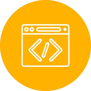 Web simgesi vektör illüstrasyonu