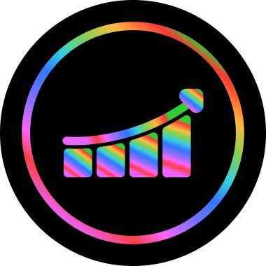 bir çizgi film grafiğinin gökkuşağı gradyanı çizimi