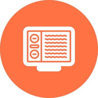 Seo simgesinin vektör illüstrasyonu