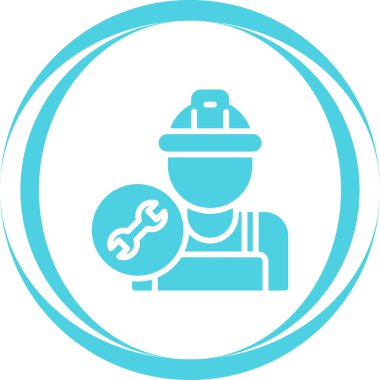 mekanik simge vektör illüstrasyonu