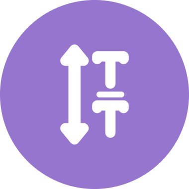 Bir yol simgesinin vektör illüstrasyonu