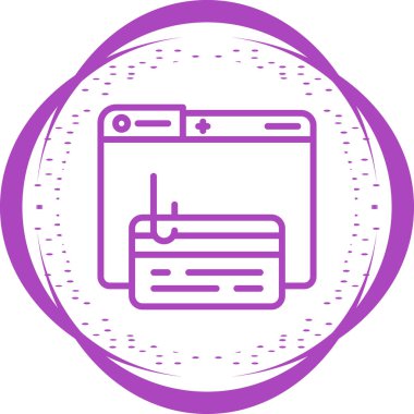 Tarih vektör çizgisi simgesine sahip eşsiz takvim