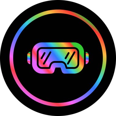 Gökkuşağı spektrumunda spektrumlu vr gözlükleri