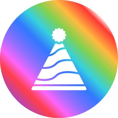 gökkuşağı degrade çizgi çizim karikatür noel ağacı