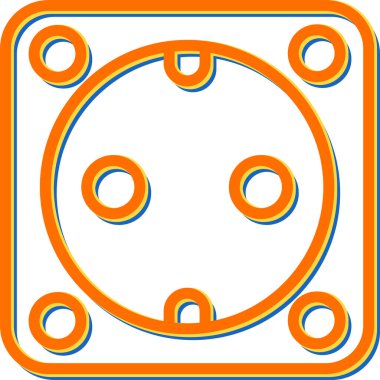 Renkli dairelere sahip soyut arkaplan