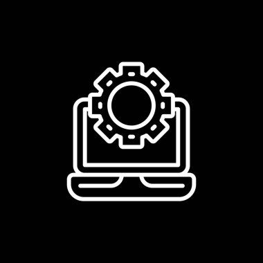 viteste dişli vektör simgesi konsepti.