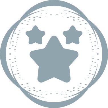 Yıldız simgesinin vektör illüstrasyonu