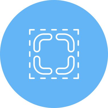 Labirent labirenti simgesi ana hatlarıyla doldurulmuş