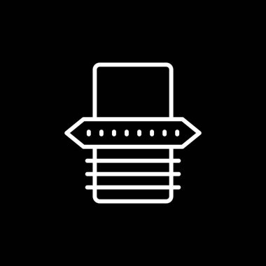 Basit grafik simgesi vektör illüstrasyonu