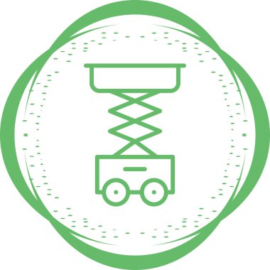 Benzersiz Otomobil Vektör Satırı Simgesi